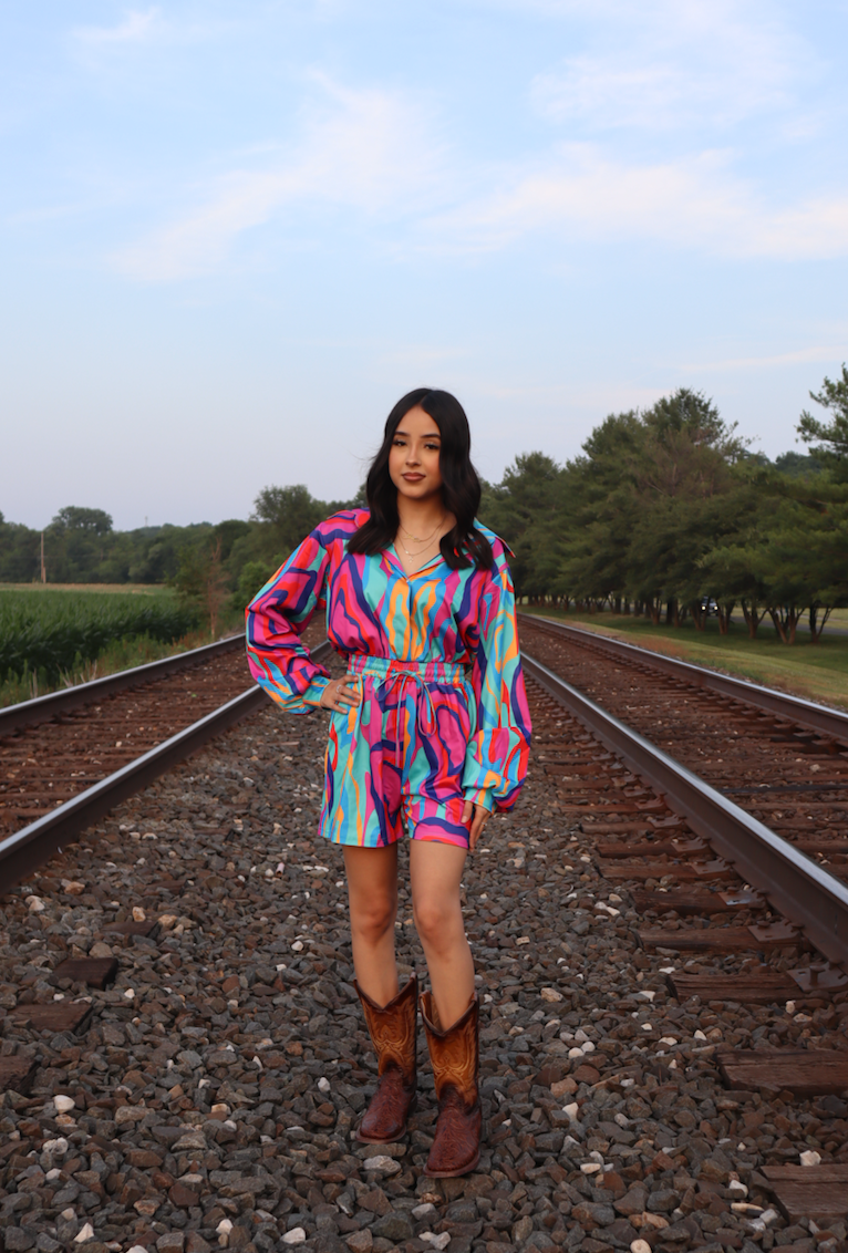 Mermaid Rainbow Romper