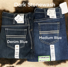 Load image into Gallery viewer, Men&#39;s Relaxed Fit White Label - Dark Stonewash (Denim Blue)
