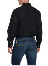 Load image into Gallery viewer, Cinch Men&#39;s Solid Black Long Sleeve Western Shirt
